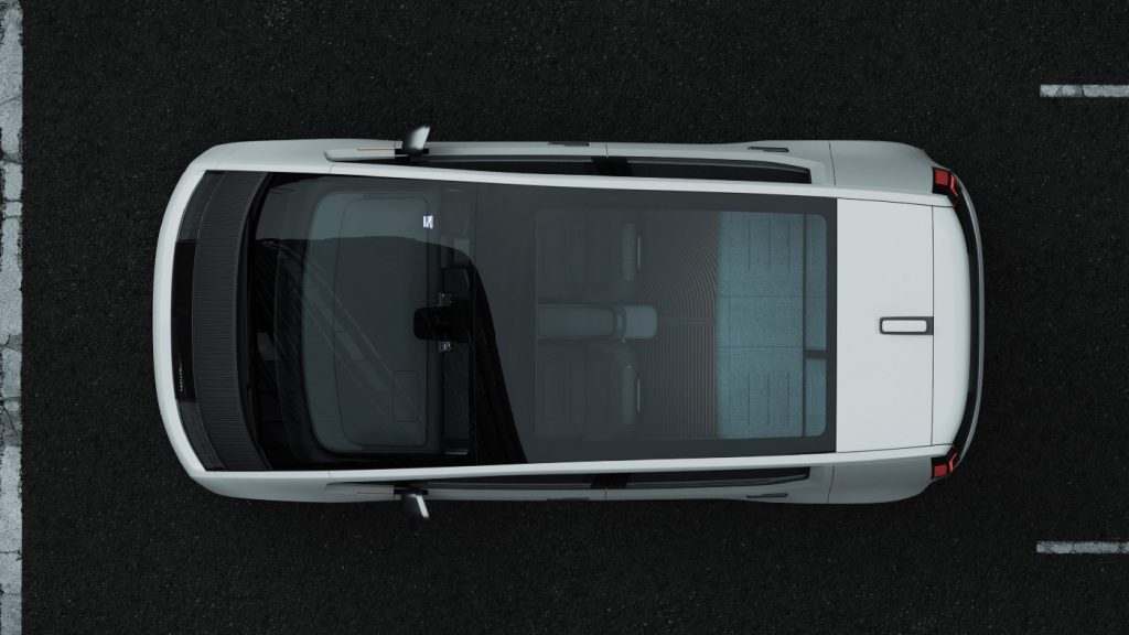 Panoramic glass roof will give passengers a much better experience (source: Arrival)