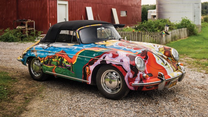 Janis Joplin’s Porsche 356 Cabriolet “History of the Universe” art car
