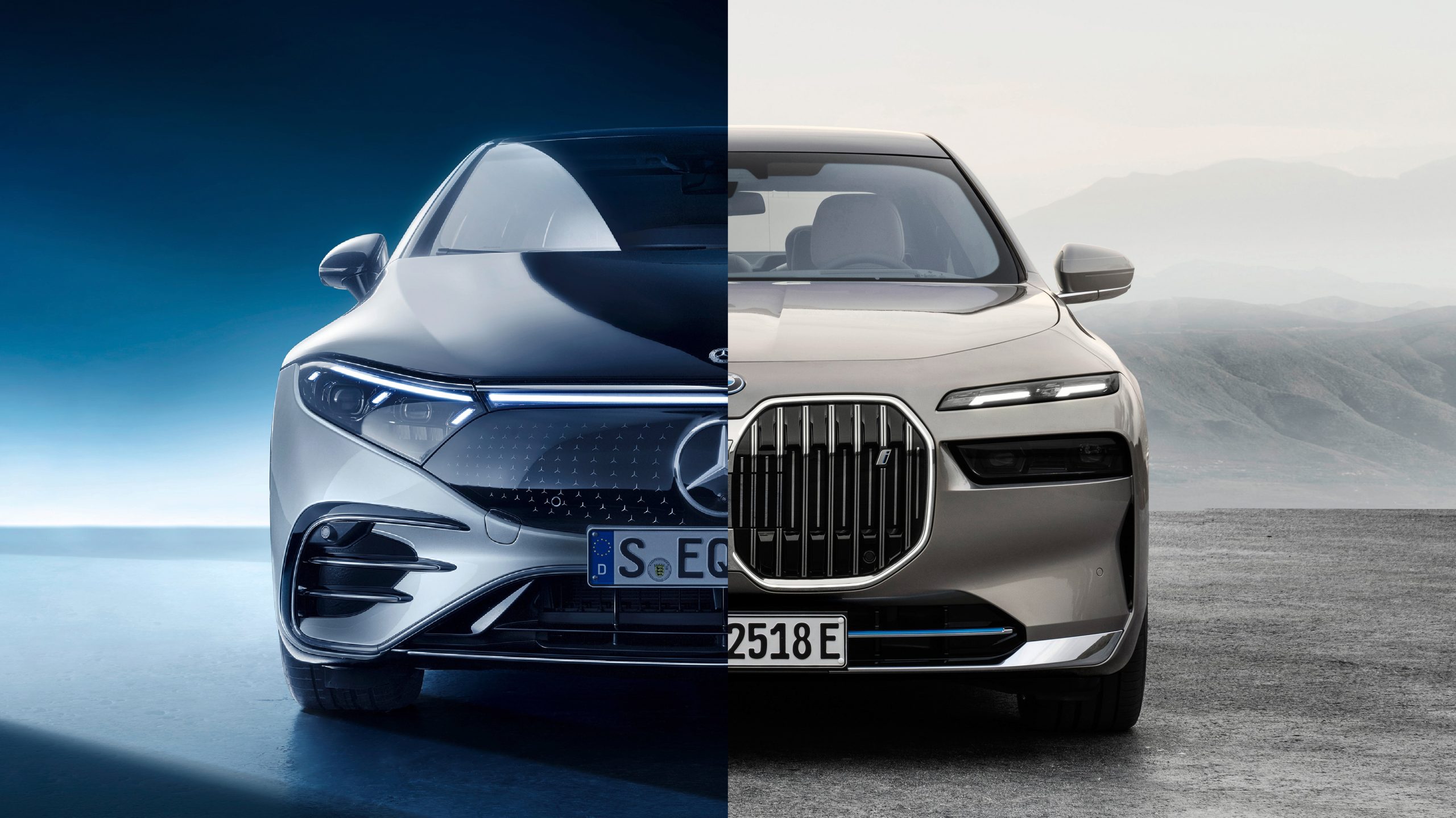 BMW and Mercedes: Opposite Takes on Flagship Sedans