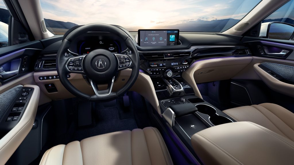 2022 Acura MDX interior (source: WheelsAge)