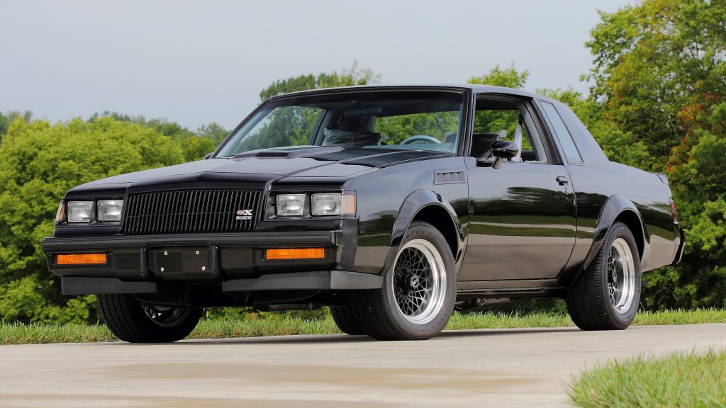 Front quarter view of the 1987 Buick GNX