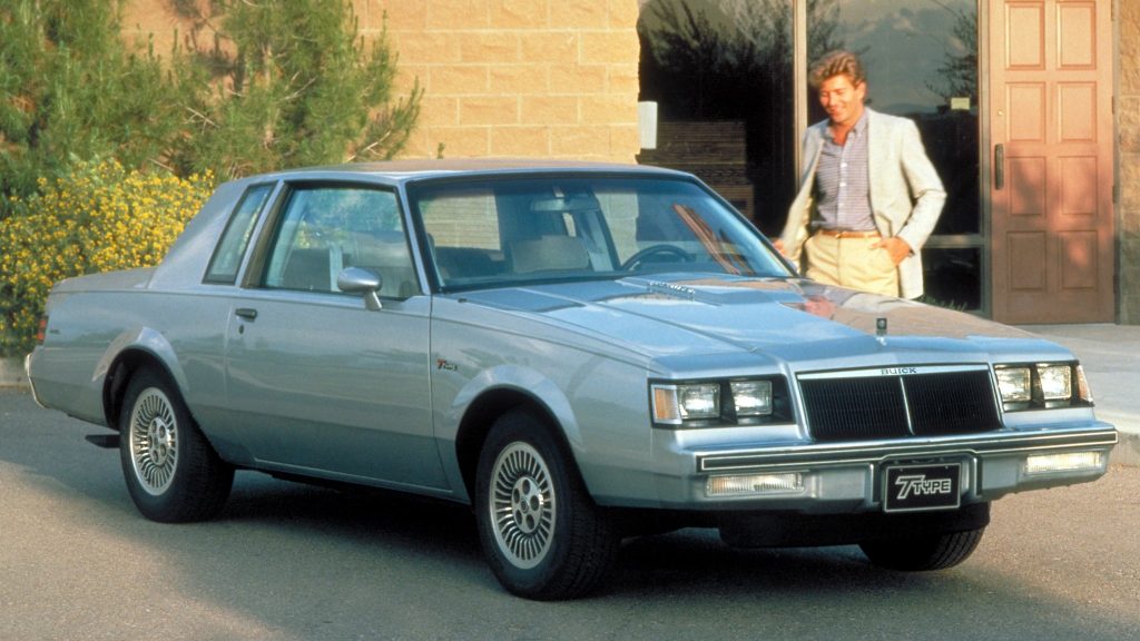 Front quarter view of the 1984 Buick Regal