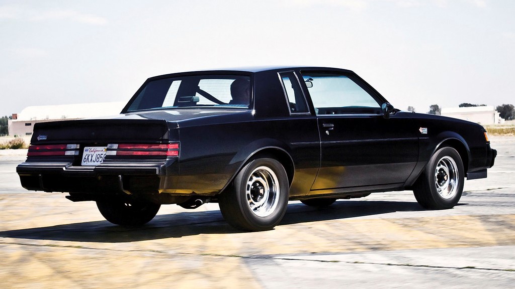 Rear quarter view of the 1984 Buick Grand National