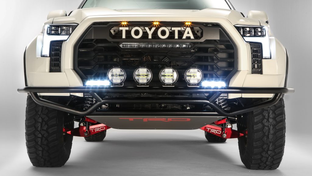 2022 Toyota Tundra with special off-road tires (source: Toyota)