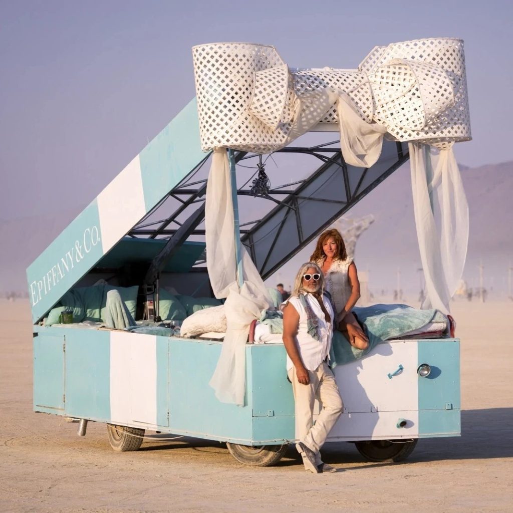 The Epiffany & Co. Art Car at Burning Man