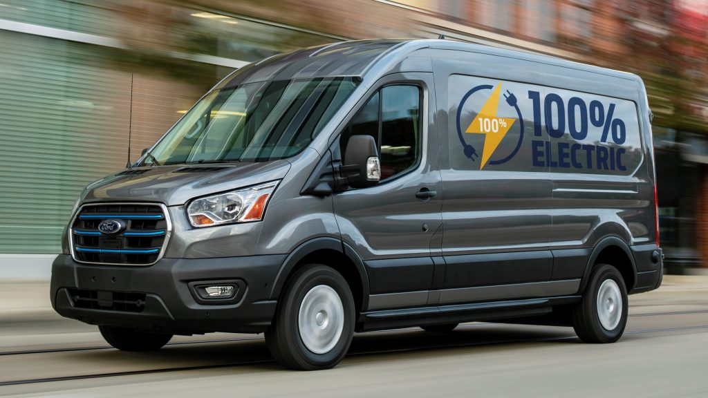 The Ford E-Transit is one of the models that make part of the company's plan to use reverse logistics