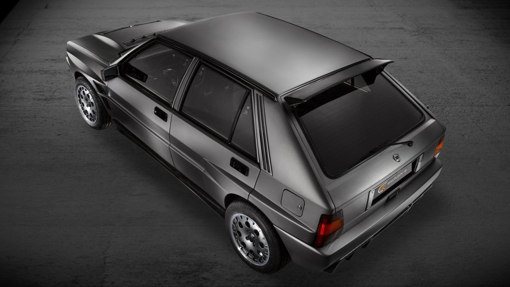 The Lancia Delta Integrale Evo has received electromod changes from the GCK Exclusive-e company