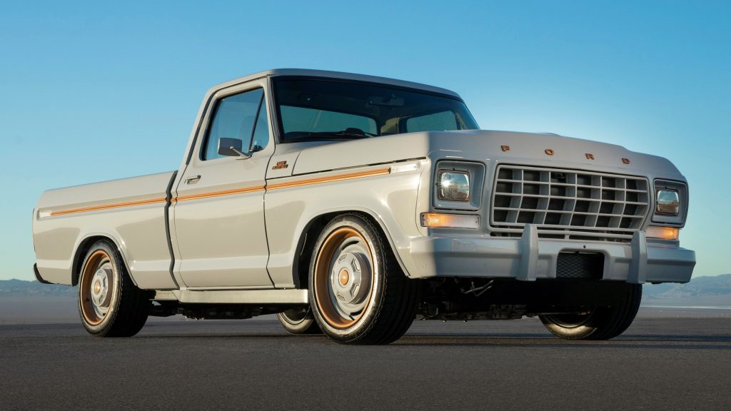 The F-150 Eluminator is a rare case of electromod applied to a pickup truck