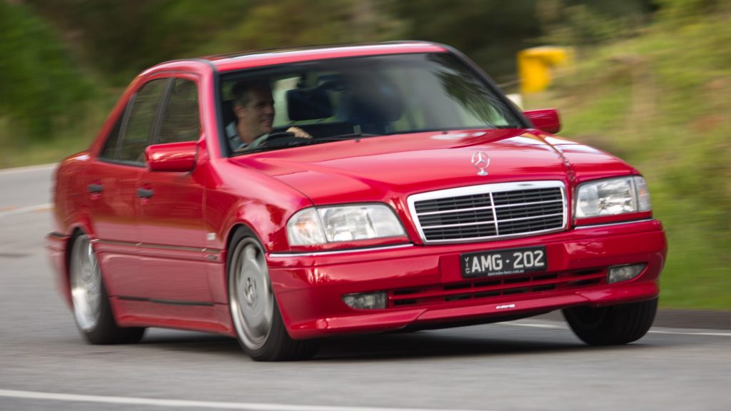 The 1993 C36 AMG was the first common development of Mercedes-Benz and AMG (source: WheelsAge)