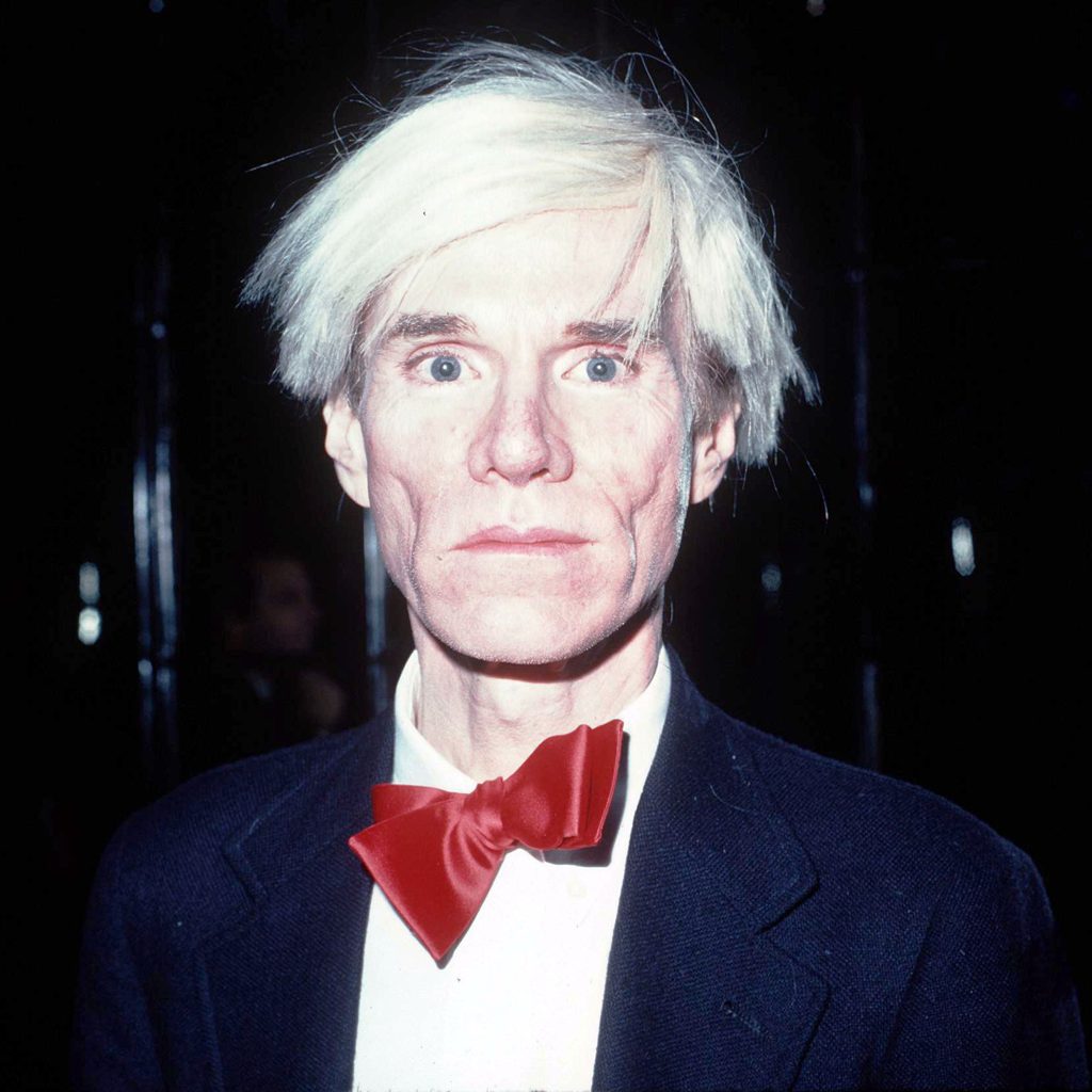 Andy Warhol at Studio 54 in New York City, October 1981.