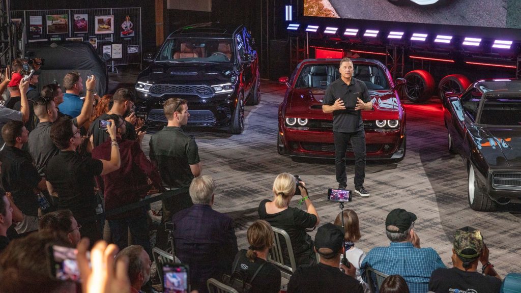 CEO Tim Kuniskis at the Dodge Speed Week (source: Stellantis)