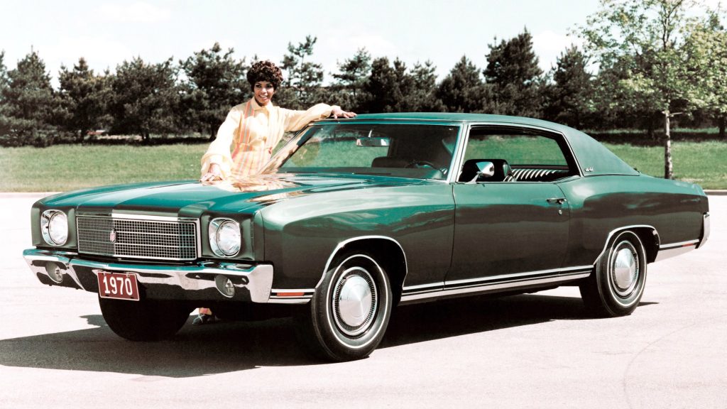 The first-generation Monte Carlo was a hardtop, that is, a coupé with no central pillars (source: WheelsAge)
