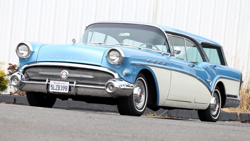 The 1957 Buick Century Caballero had a conventional design of the 