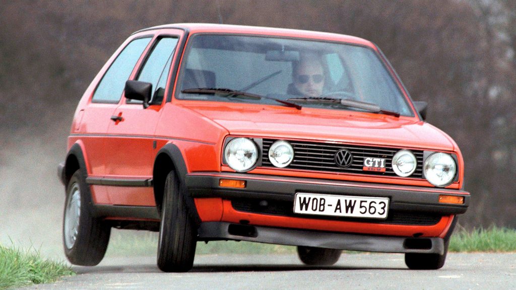 Everyone only shows pictures of the first Golf GTI. Here is the second generation for a change (source: WheelsAge)