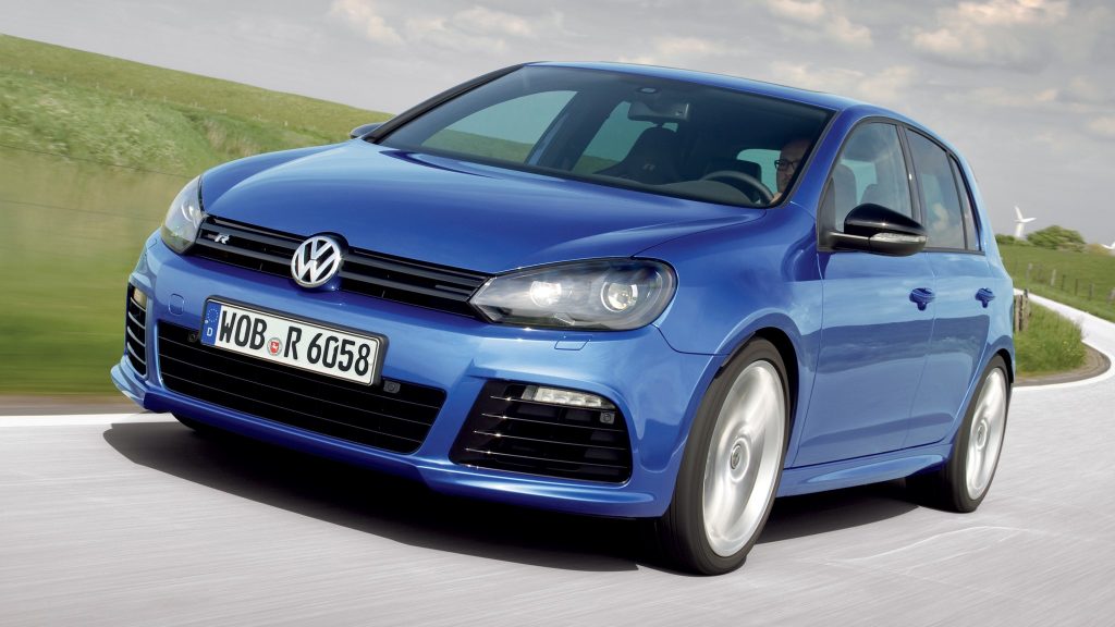 Volkswagen introduced the Golf R in the sixth generation because it uses a different engine (source: WheelsAge)