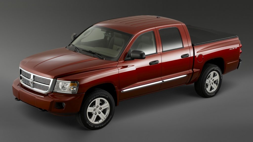 The last midsize pickup from the group was the Dodge Dakota, discontinued in 2011 (source: WheelsAge)