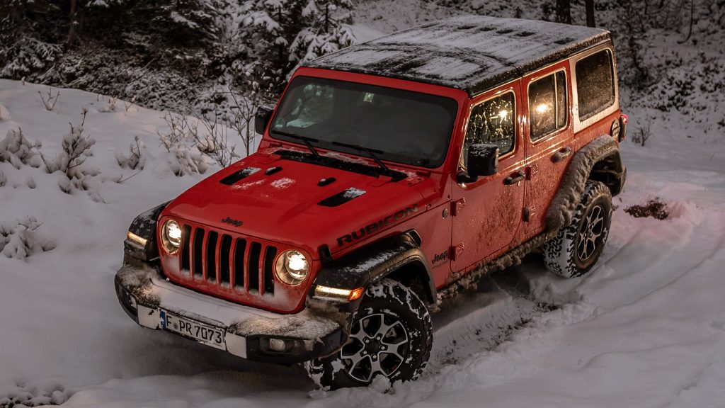 All-wheel drive is essential in dedicated off-road models such as the Jeep Wrangler (source: WheelsAge)