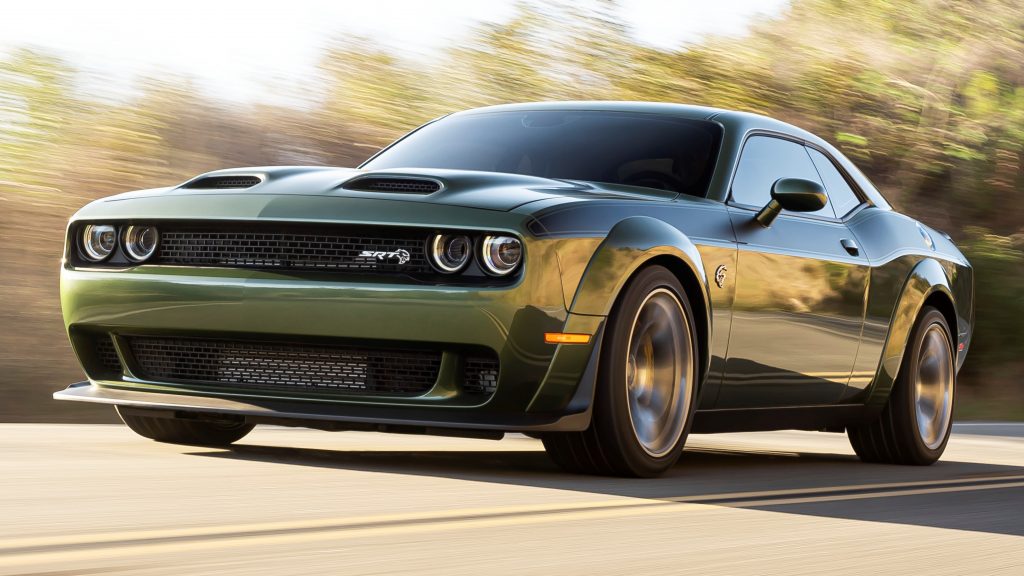 The 2022 Dodge Challenger SRT Hellcat Redeye Widebody uses RWD