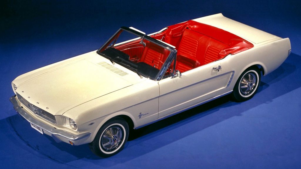 The 1964 Ford Mustang was the first big hit planned by Lee Iacocca (source: WheelsAge)