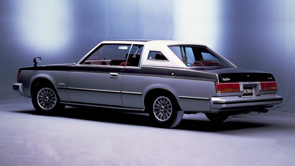 Rear quarter view of the 1979 Toyota Crown