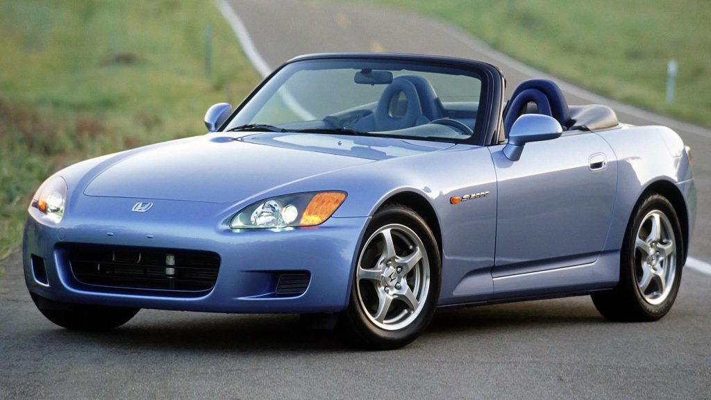 Japanese cars, like the 2002 Honda S2000, have a distinctive noise because they work at high RPM (source: WheelsAge)