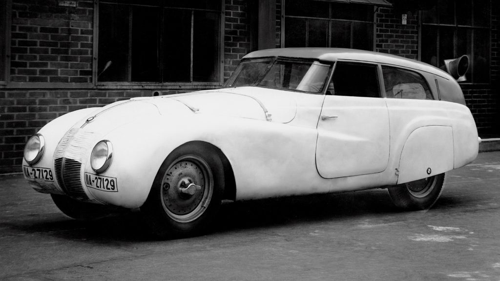 The 1938 BMW 328 Kamm Coupe Mille Miglia was the first actual car to use a Kammback