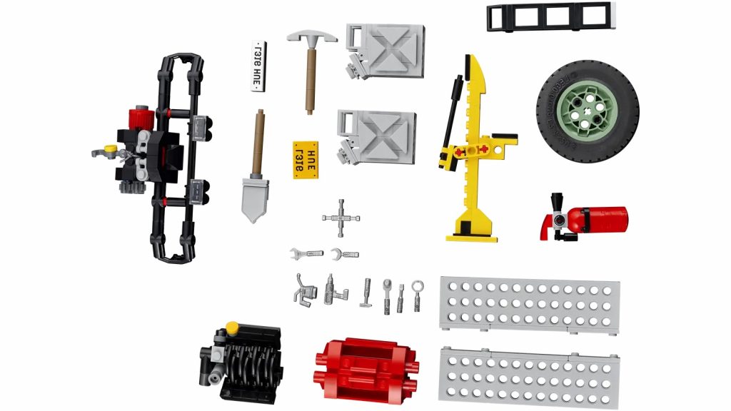 You can fit your Lego set with all those accessories