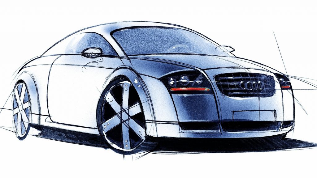 Sketch of the Audi TT