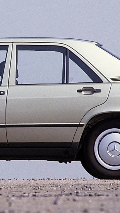 Rear door of the 1982 Mercedes-Benz 190