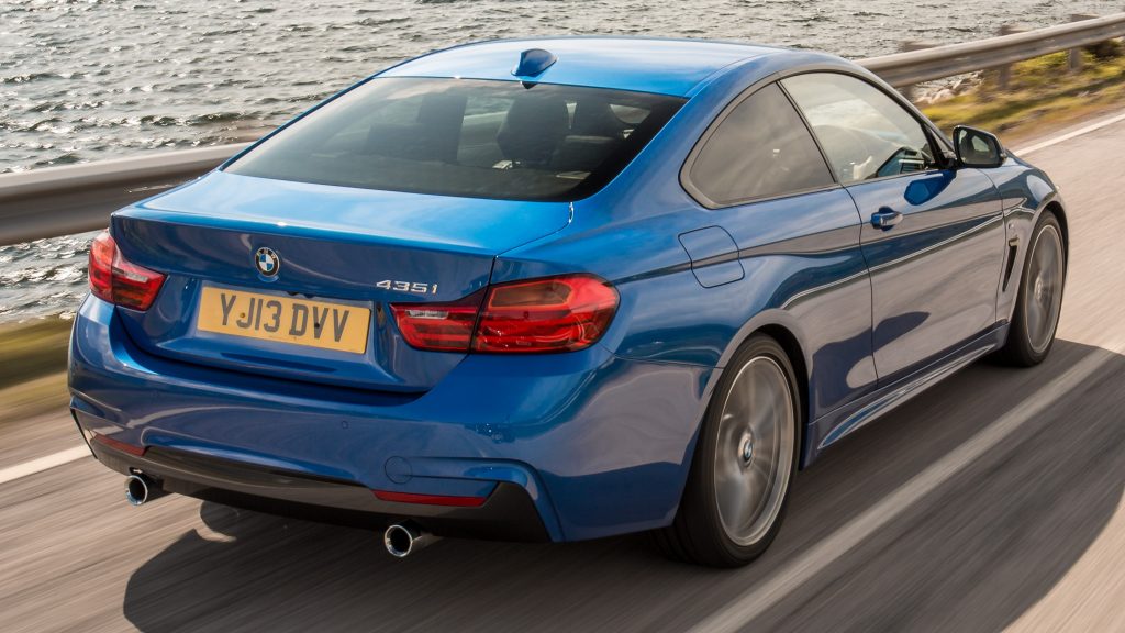 Rear quarter view of the 2014 BMW 4 Series