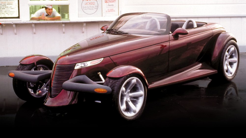 Front shot of the 1993 Plymouth Prowler's conceptual version