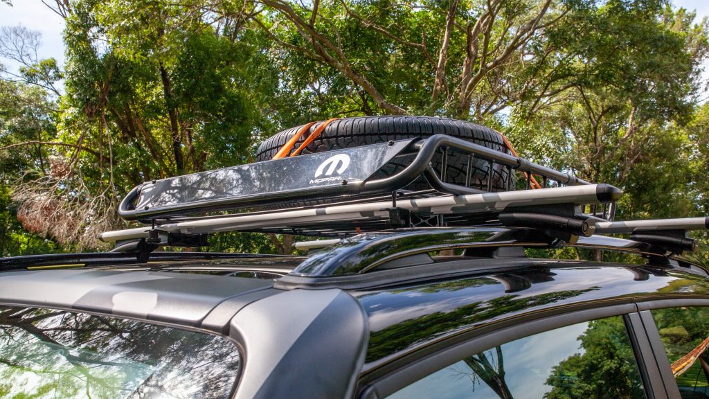 2022 Jeep Renegade with a Mopar roof rack