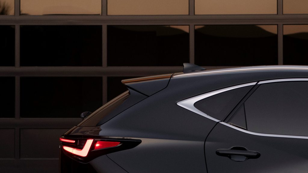 Detail view of the 2023 Lexus NX