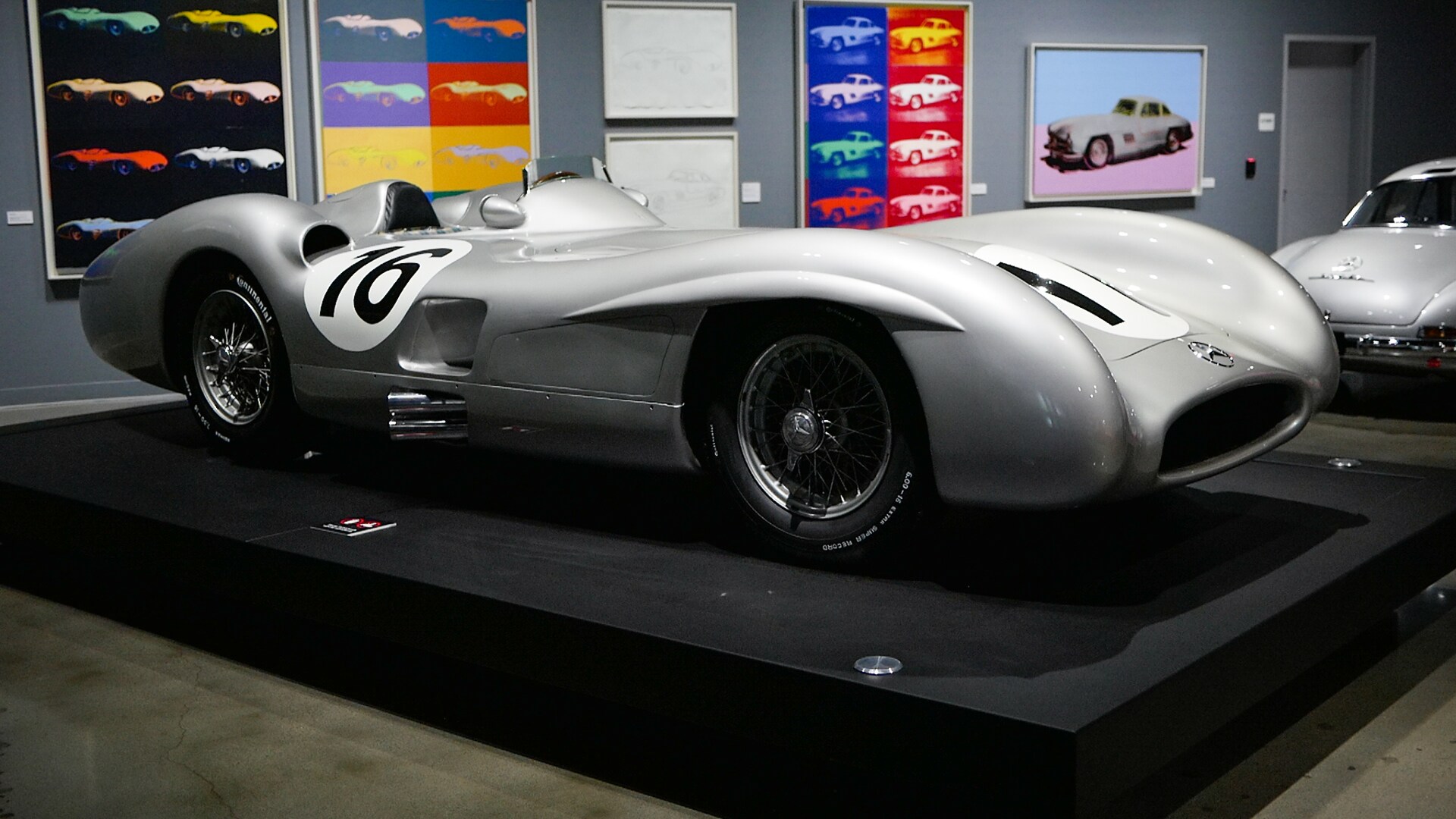 Vintage Mercedes-Benz racing car (credit: Justin Banner for Motor Trend)