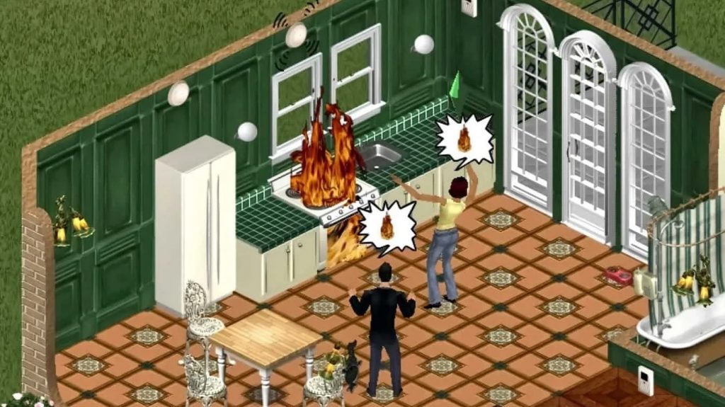 Screenshot of the original The Sims