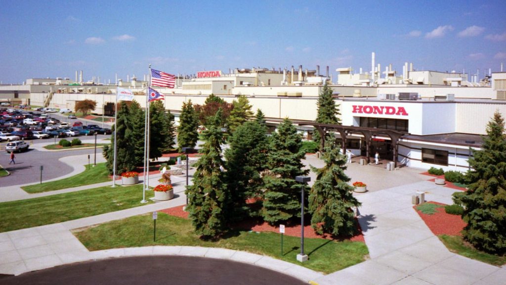 Honda's manufacturing plant in Marysville, USA