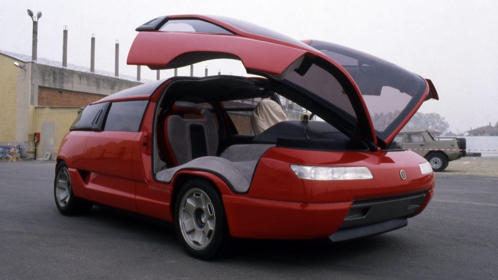 Front quarter view of the 1988 Bertone Genesis Concept