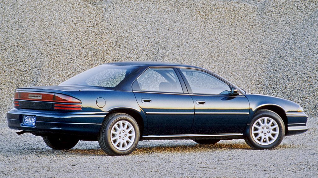 Rear quarter view of the 1993 Dodge Intrepid