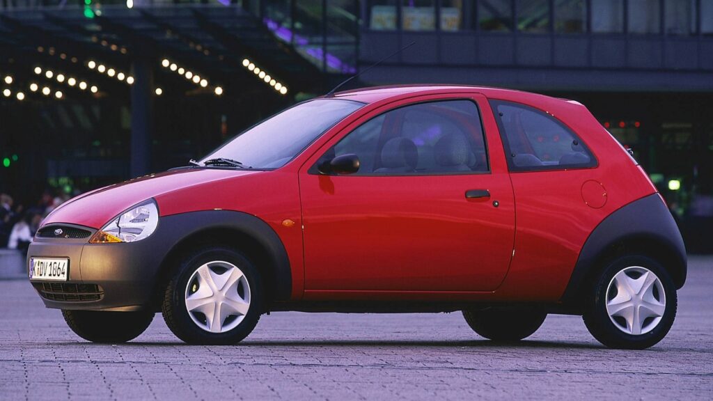 Side view of the 1996 Ford Ka