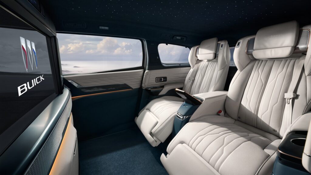 Cabin of the 2024 Buick GL8 Century Avenir